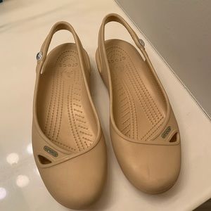 Croc Mary Jane slip ons